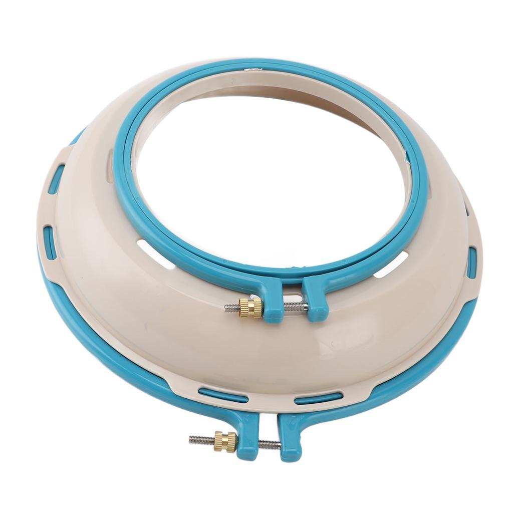 Embroidery Stand Hoop 16.5cm 25cm Double Sided Punch Needle Stand Hoop Frame for Cross Stitch