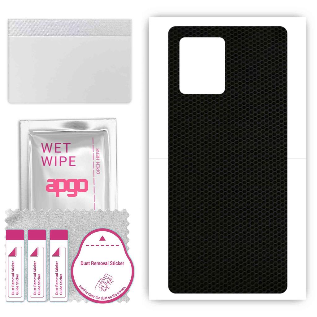 apgo Ochranná samolepka na zadní stranu kompatibilní s TCL 305i, Obalová fólie, Fólie, Vinyl - Vzor Matice