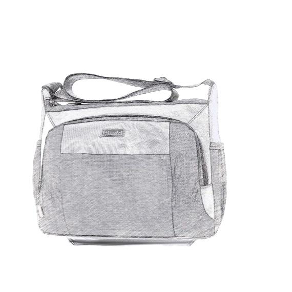 Naylon Su Geçirmez Unisex Omuz Çantası Spor Çantası Çapraz Askılı Çanta 32*10*22cm
