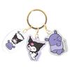 Sanrio 3 Charm Keychain Kuromi