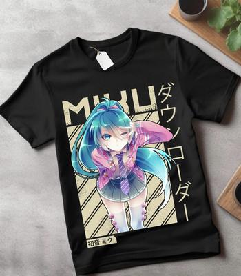 Hatsune Miku T-särk Anime Tüdruk Kawaii Project Diva Vocaloid Särk Kõik Suurused