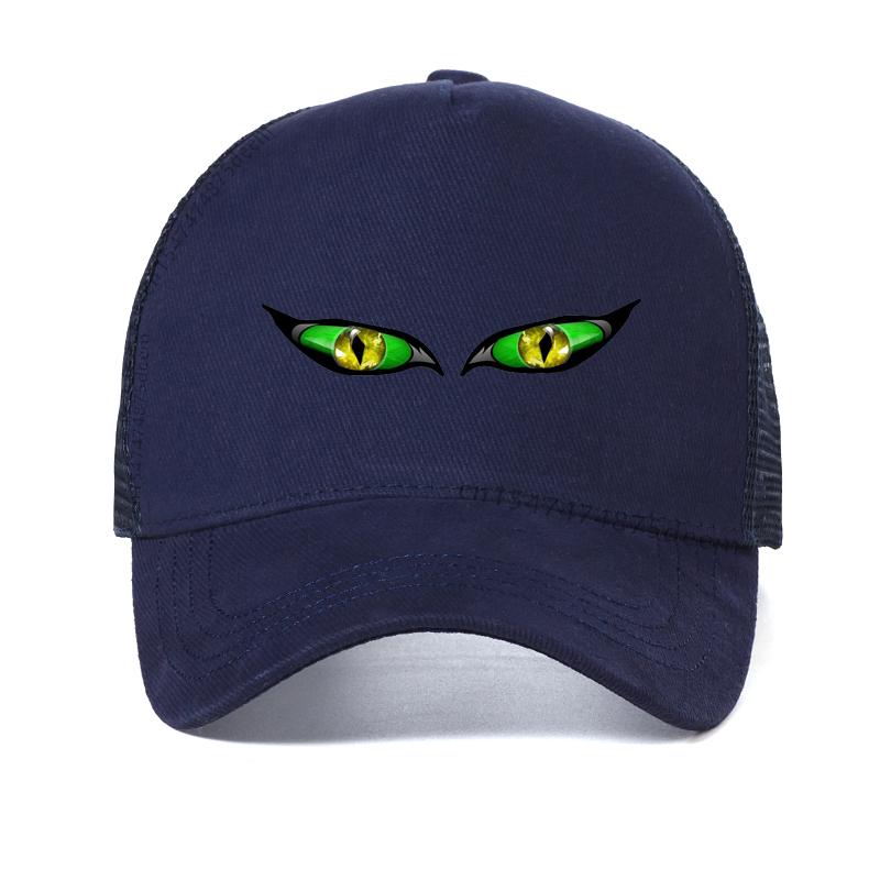 

summer Cotton Baseball Caps Women Men Eagle Eye Snapback Hat Vintage Dad Hat Outdoor Sports Casquette Trucker Cap Adjustable темно-синього кольору