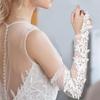 2 Stück Blumen-Spitzen-Fingerlose Handschuhe Tanzpartys Überschuhe Ärmel für Hochzeiten und Veranstaltungen