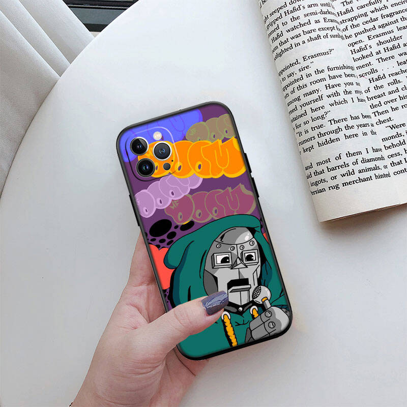 MH89 MF DOOM Phone Shell Case for iPhone 7 8 11 12 13 14 15 16 17 16E XS Pro Max XR X SE Air
