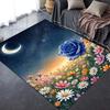 2025 New Rose Carpet Rug for Living Room Bedroom Home Sofa Decoration,Kids Play Non-slip Floor Mat