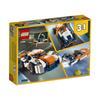 LEGO Creator Sunset Race Car 31089 Educational Building Blocks Toy for Girls and Boys