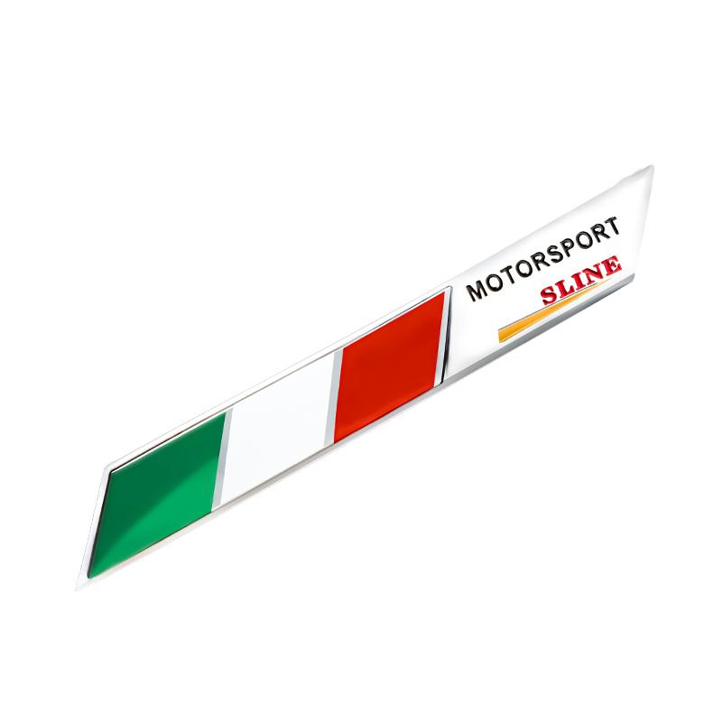 RZUD8 Car Stickers 3D Aluminum Auto Logos Stickers For Alfa Romeo 4C 159 Spider Giulia Giulietta 156 Tonale Car Body Decoration Paster