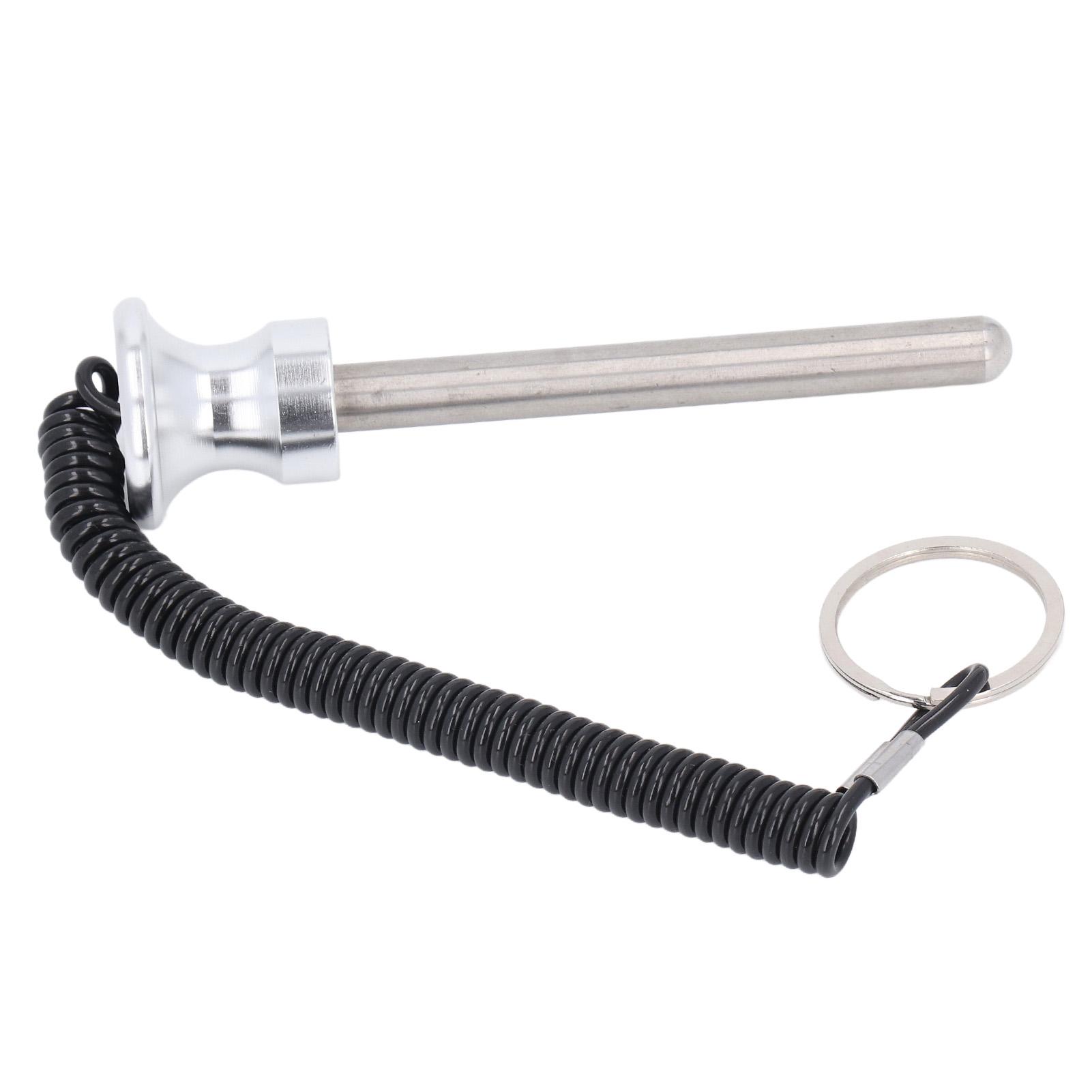 Magnetic Weight Stack Pin with Pull Rope Aluminum Alloy Replacement Universal Weight Machine Pin for Home Gym Exercise Machine Parts