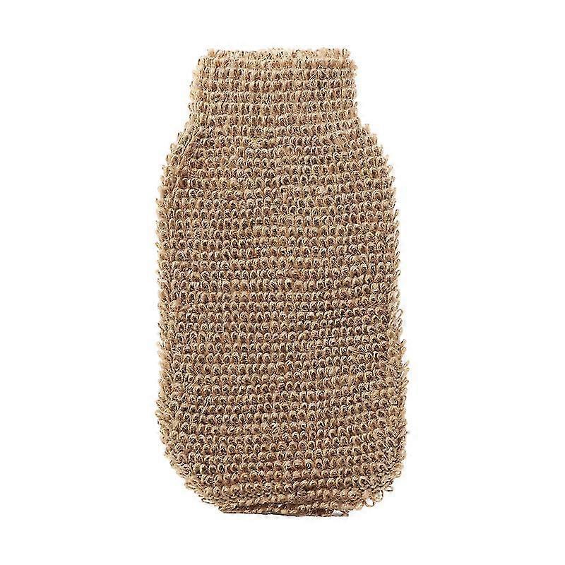 Back Wash Strap Exfoliating Sponge Back Natural Hemp Horsehair Gloves For Back Body Bath Shower Men Women Tw