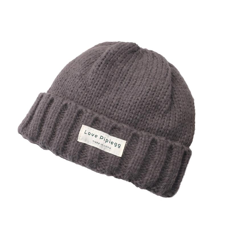Autumn and winter hats, women's ear protectors, wool hats, cloth, couple wool hats, big head circumference, warm knitted hats