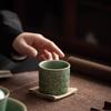 Chinese Style Simple Jade Auspicious Cloud Master Single Cup Retro Yue Kiln Celadon Tea Set Tea Cup Personal Kung Fu Sample