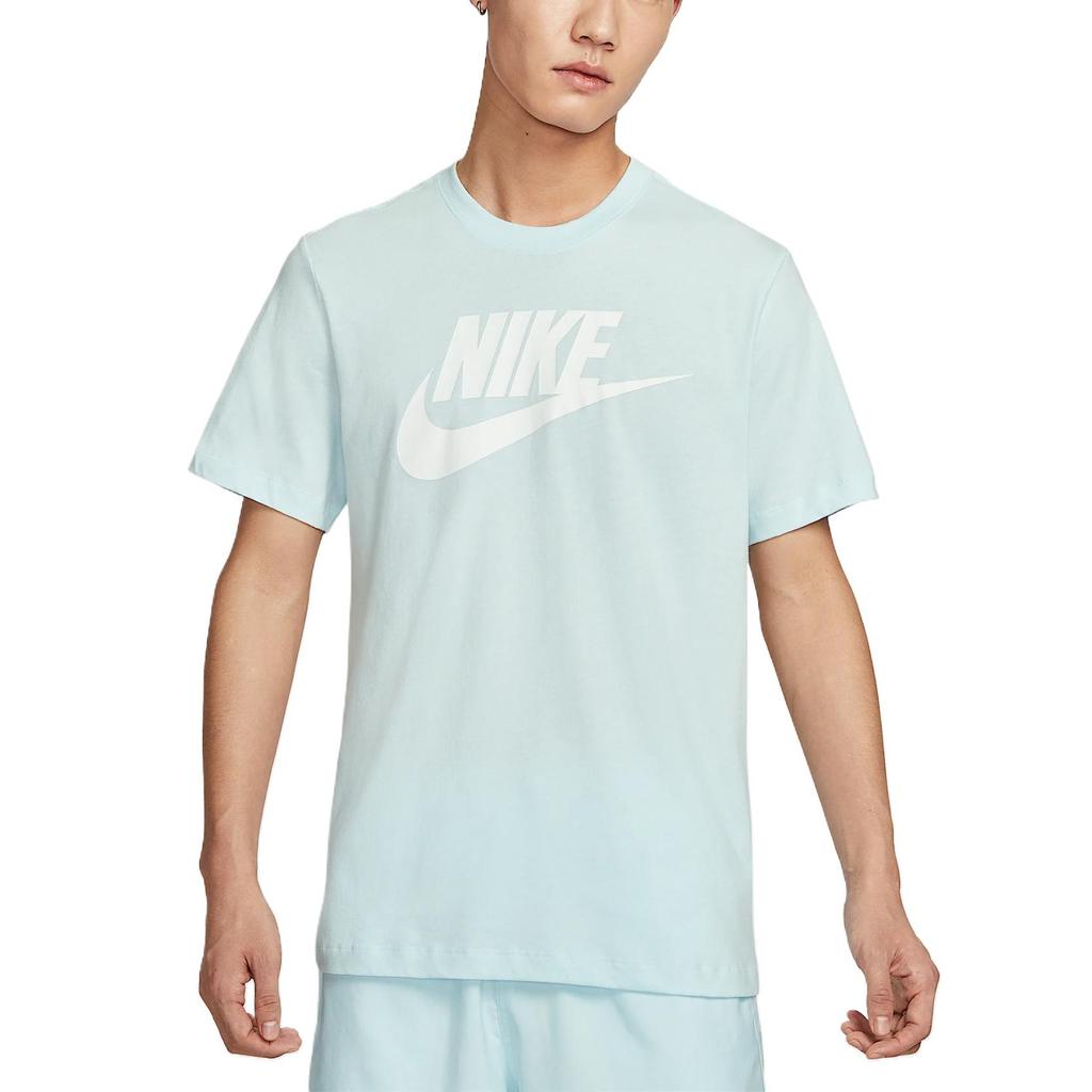 New Nike Sportswear SS25 T Shirt Men's Aqua Blue AR5005-474