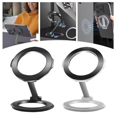 FANGTUOSI 2025 Foldable Magnetic Phone Holder for Magsafe Gym Treadmill Universal Folding Car Holder Magnetic Smartphone Stand