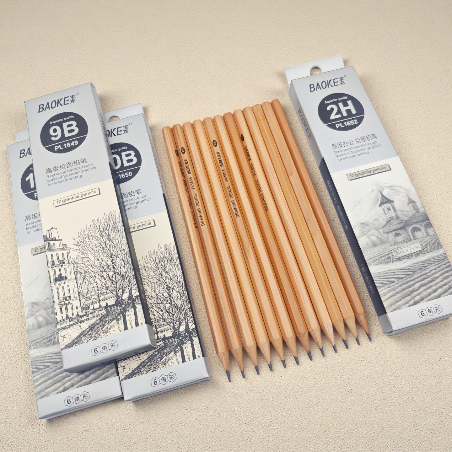 

Cartoon Pencil Set: Eco-Friendly Lead-Free Writing Tools, Easy to Erase, Smooth for Drawing & Office Use Drawing Pencil