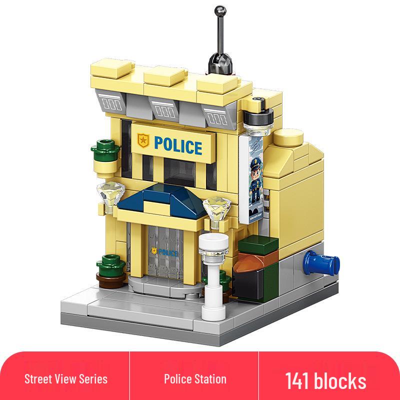 Lele Brothers Compatible Building Blocks: Educational Interlocking House Model for Kids