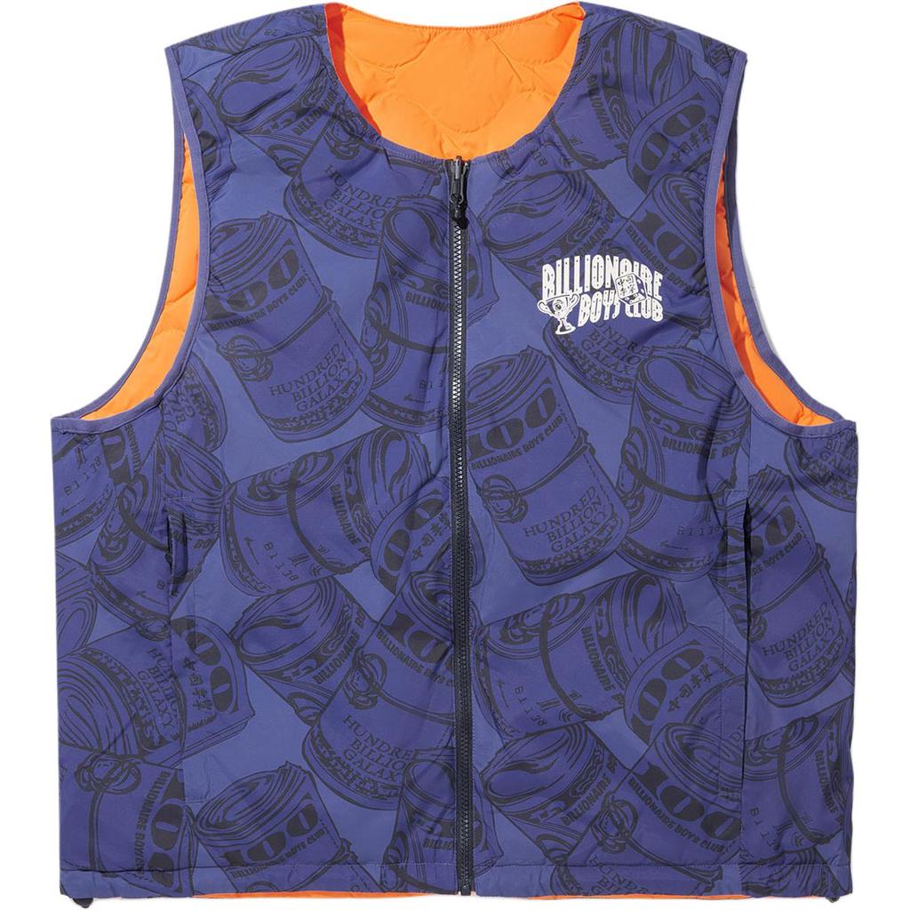 Li Ning X Billionaire Boys Club Skateboard Series Loose Letter Casual Comfortable Vest Men vest Dark-Blue AMRU119-1