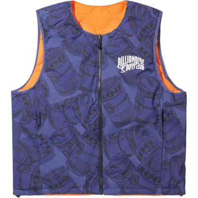 Li Ning X Billionaire Boys Club Skateboard Series Loose Letter Casual Comfortable Vest Men Vest Dark-Blue AMRU119-1