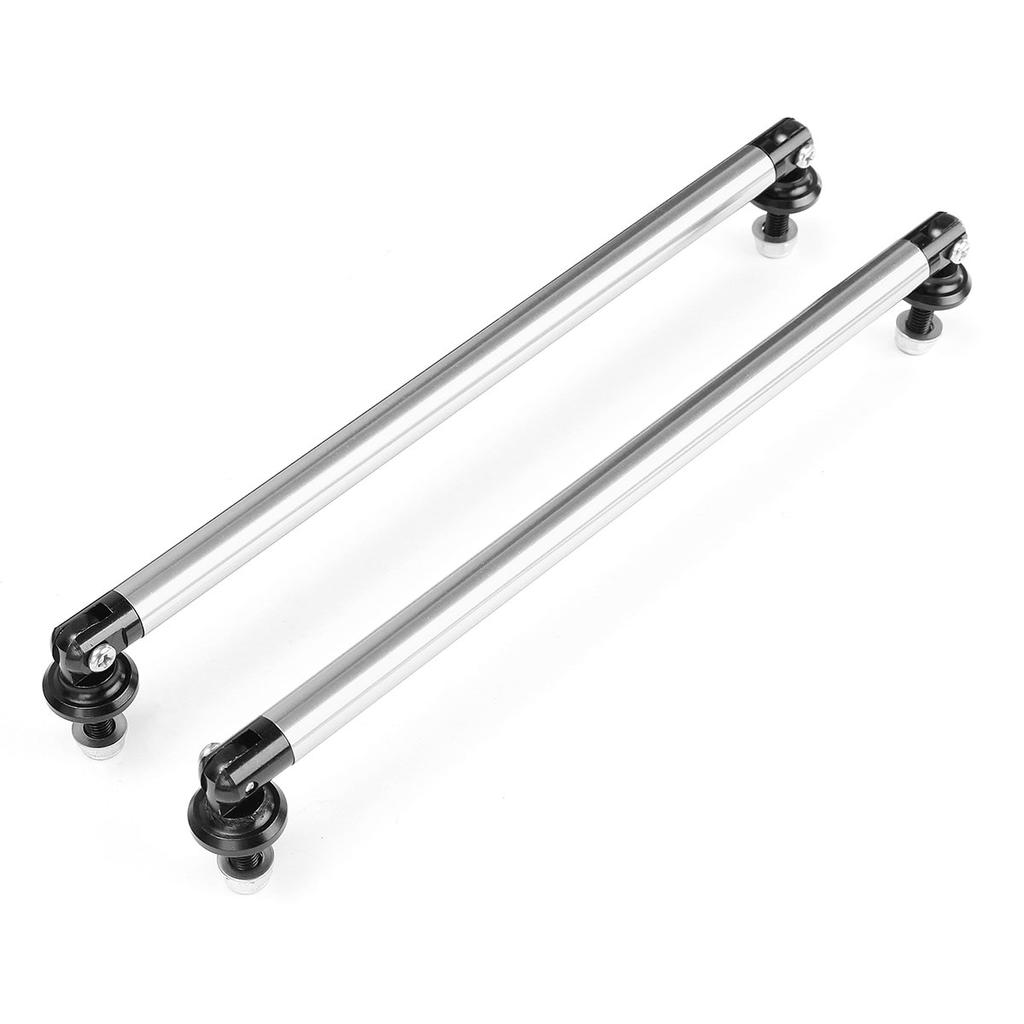 2x Universal 200 mm justerbar främre bakre stötfångare Lip Splitter Rod Support Bars