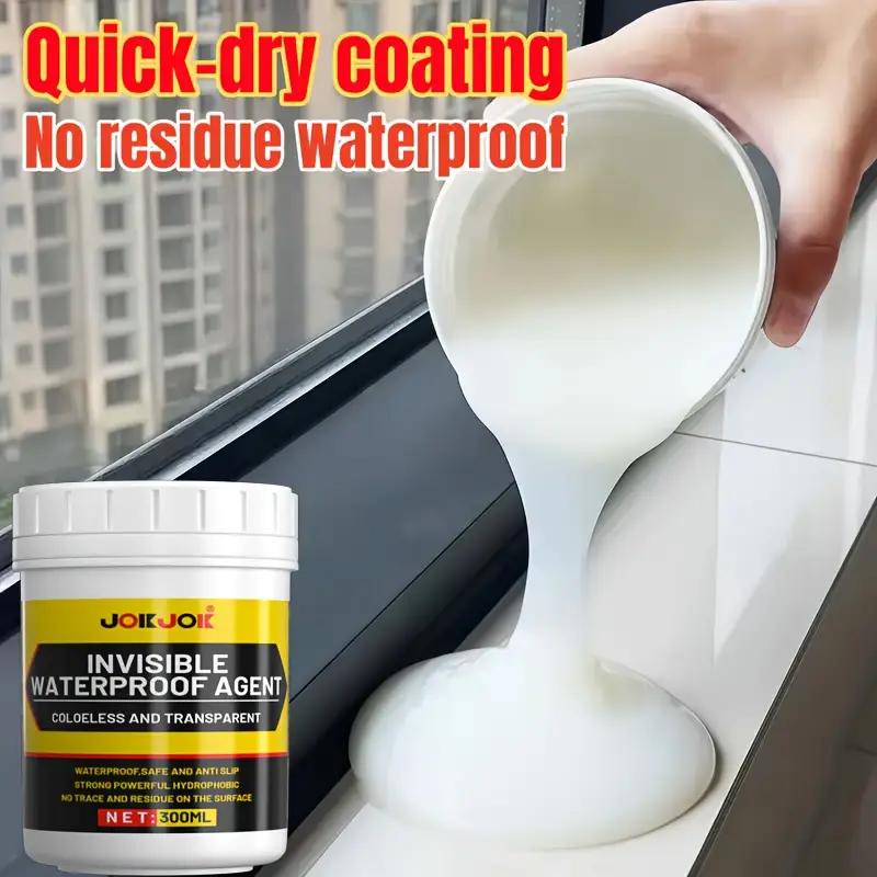 Strong invisible transparent waterproof adhesive,effectively preventing cracks,water leakage and seepage in the floor and bathr