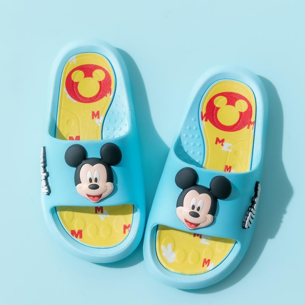 Authentic Disney Slippers for Bathing, Non-slip Children's Slippers, Summer Indoor Home Children's Shoes, Strawberry Bear Slide Sandals