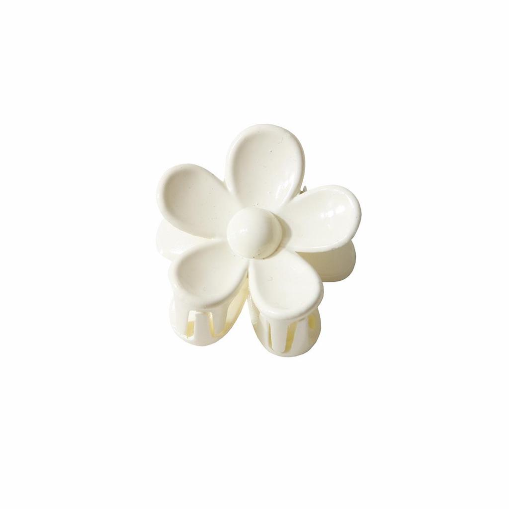 Colorful 3.5cm Sweet Flower Hair Claw Clip for Ponytails