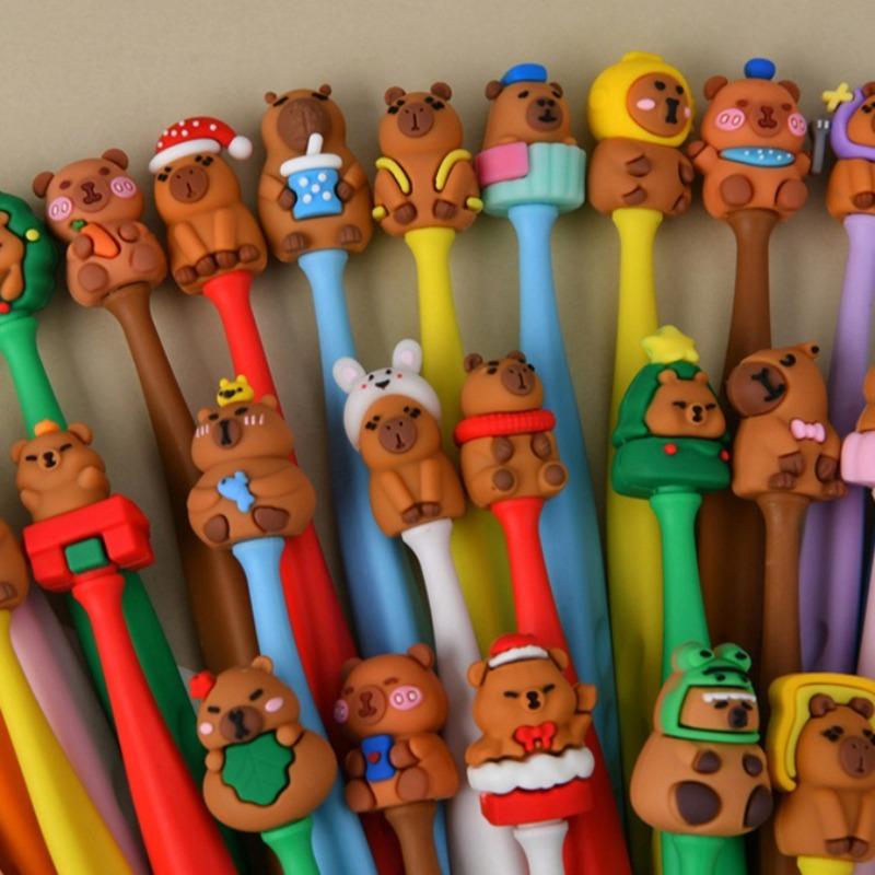 1Pc Cute Cartoon Capybara Eraser Student Creative Cute Rubber Student Prize School Stationery Prize