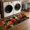 Vintage Laundry Room Rug Retro Font Durable Floor Mat Non-Slip Washing Room Decor Home Textile Gift Idea Machine Washable Carpet