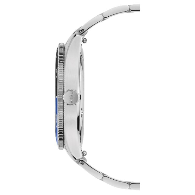 Mido Navigator Serie Wellen Uhr Automatisches Mechanisches Uhrwerk 200 Edelstahlgehäuse Edelstahl Edelstahlarmband M026.907.11.041.00