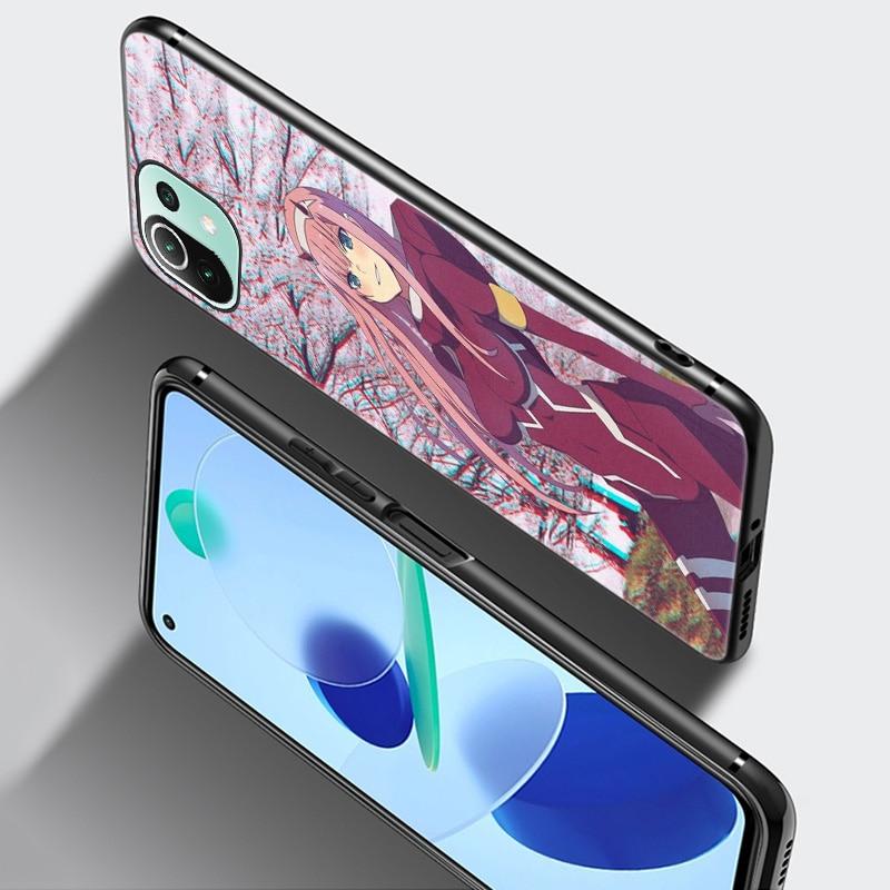 Zero Two Darling In the FranXX Anime Case For Xiaomi Mi 11 Lite NE 11i 10T 11T Pro A2 A3 Lite POCO F3 M3 M4 C31 X3 Pro NFC GT