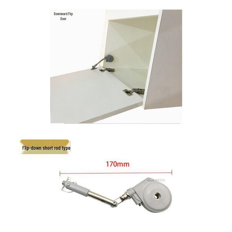 Tatami Dressing Table Hydraulic Gas Spring with Telescopic Flip-up/Flip-down Doors and Damping Buffer.