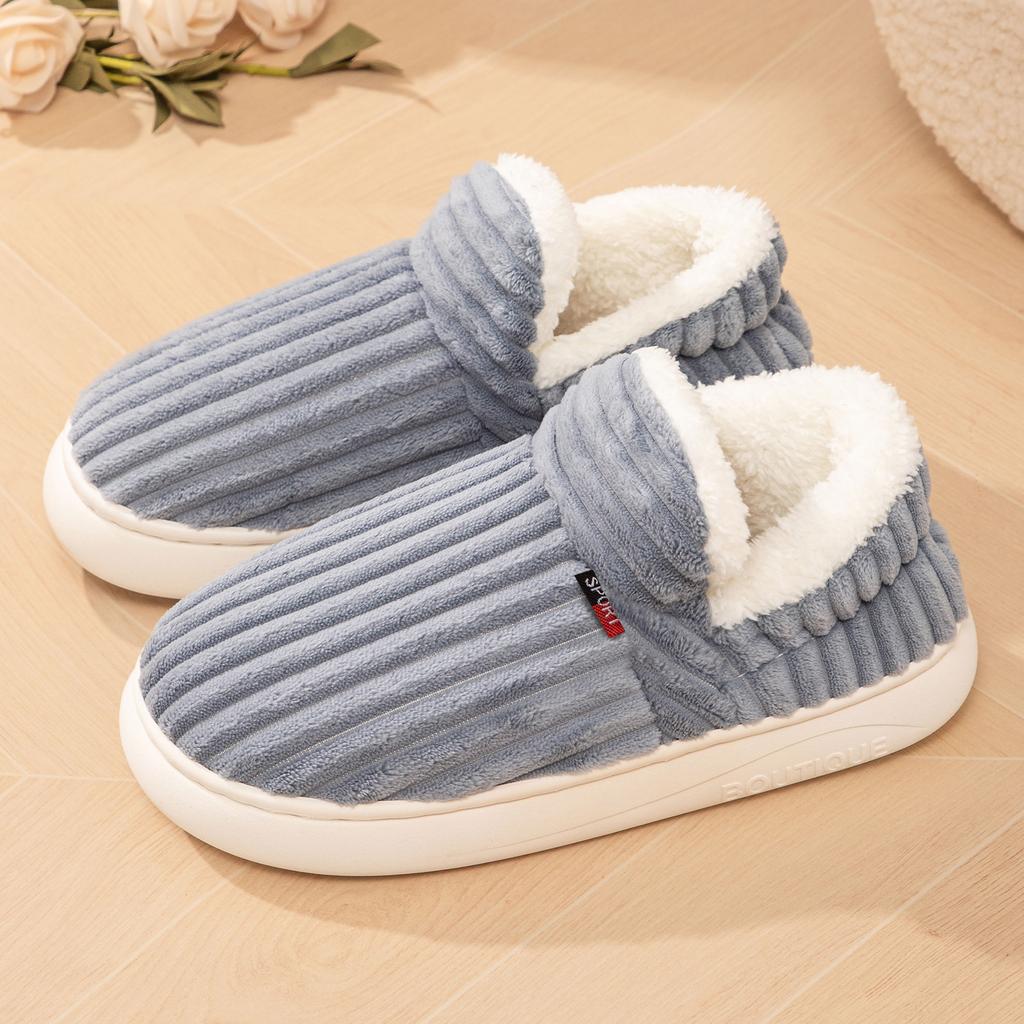 Women Soft House Boots,Indoor Bootie Slippers,Warm Fleece Lined Slipper Shoes