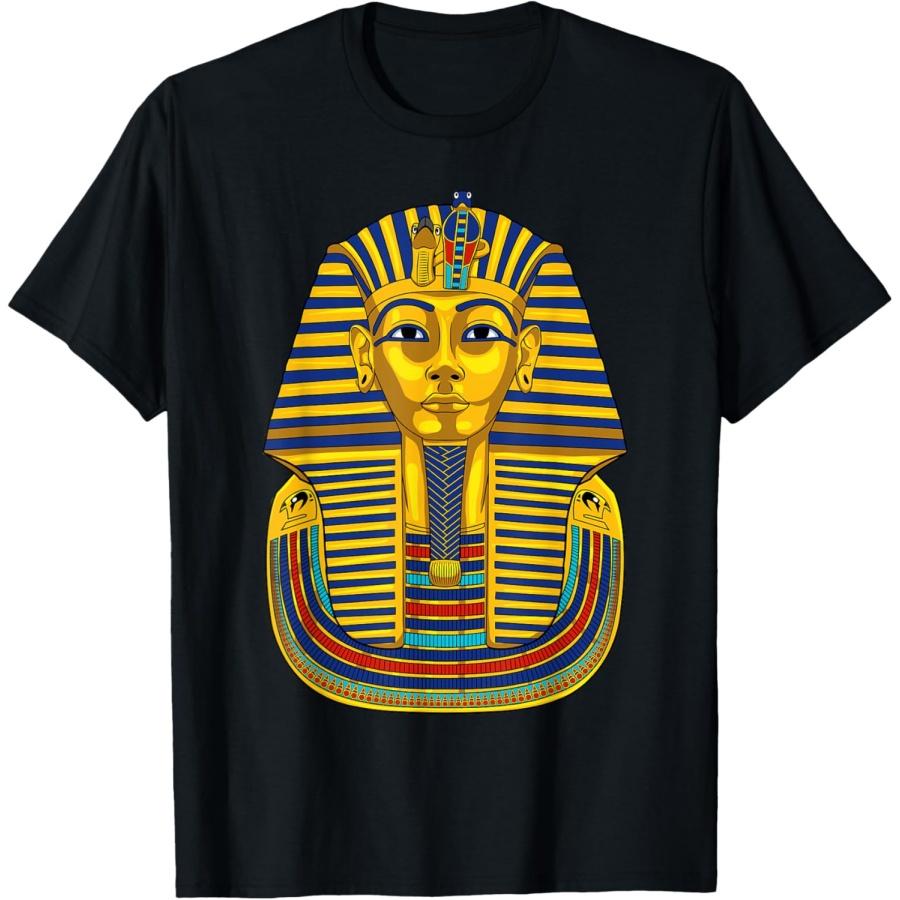 Tutankhamun Egyptian Pharaoh Pyramid Ancient Egypt T-Shirt XXXXXL чёрный