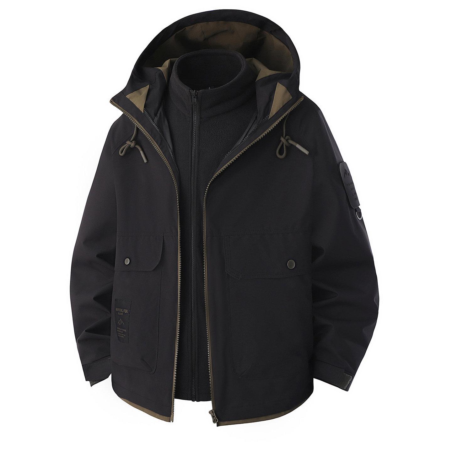 

Новая куртка для пары. Теплая куртка для улицы на осень и зиму 4XL чёрный