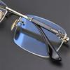 Large Frame Anti-blue Light Reading Glasses Ultra-light Fashion Trendy Glasses Frame Slimming Reading Glasses JH262