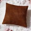 Leather Texture Cushion Cover Premium Comfort Reversible Pillow Cove Two in One Design for Any Room  Car Interior