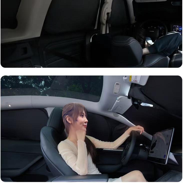 Graphene Car Windshield Sunshade: Full Car Blackout Curtain with Heat Insulation