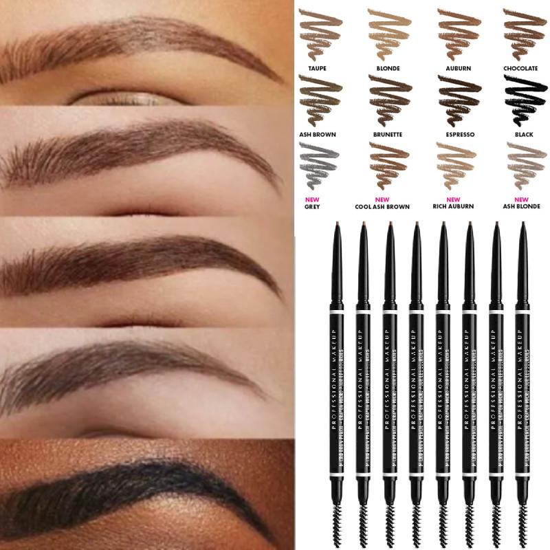 Micro Eye Brow Pencil Dual-ended Precision Brow Pencil For Natural Long-lasting Look