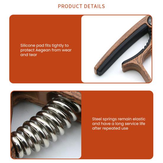 Guitar Capo for Acoustic Electric Guitar Zinc Alloy Metal Capo for Ukulele Mandolin Banjo Guitar Accessories