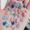 Resin Gummy Bear Nail Charms Bead for DIY Jewelry Accessories Bear Nail Charms