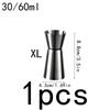 Stainless Steel Cocktail Measure Cup Japanese 30/40/50/60ml Kitchen Bar Party Home Spirits Drink Measure Jigger Accessories Tool