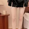 Elegant Butterfly Rhinestones Pantyhose with Breathable Nylon Fabric Offering Wear Comfort In Social Event and Work