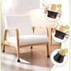8/24 Pcs Chair Leg Floor Protectors for Hardwood Floors, Silicone Chair Caps Covers Furniture Pads Sliders Wrapped Felt Bottom