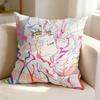 Anime MMononoke Cool KKusuriuri  Square DoubleSided Printed Pillow Case Bedroom Bedside Pillow Sofa Cushion Cover