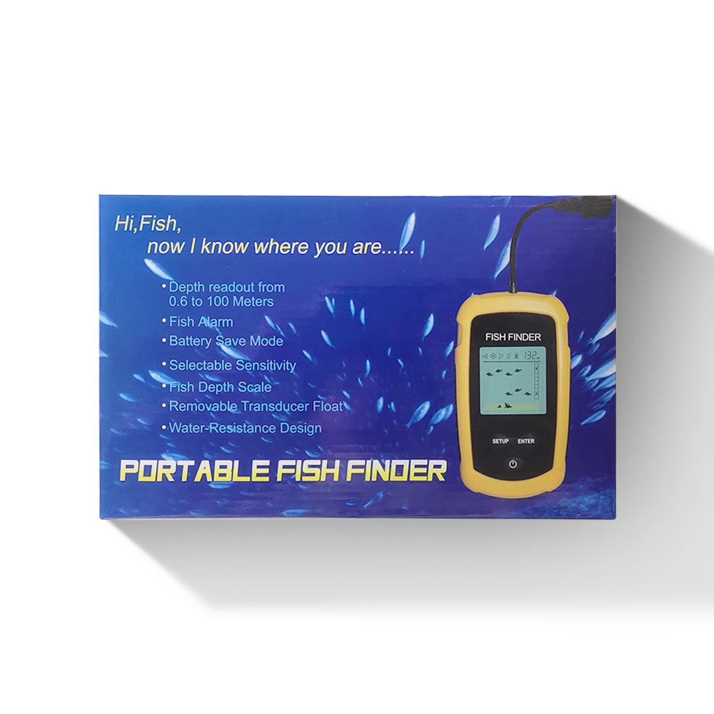 Smart Wired Fish Finder - Locate Schools of Fish with Ease, 100m Depth Probe