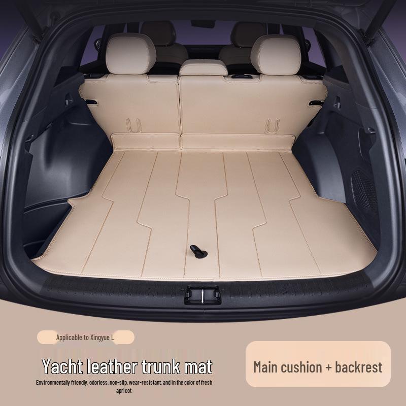 Xingyue L Trunk Mat: Full Coverage for 26 Geely Models, Original Car Color