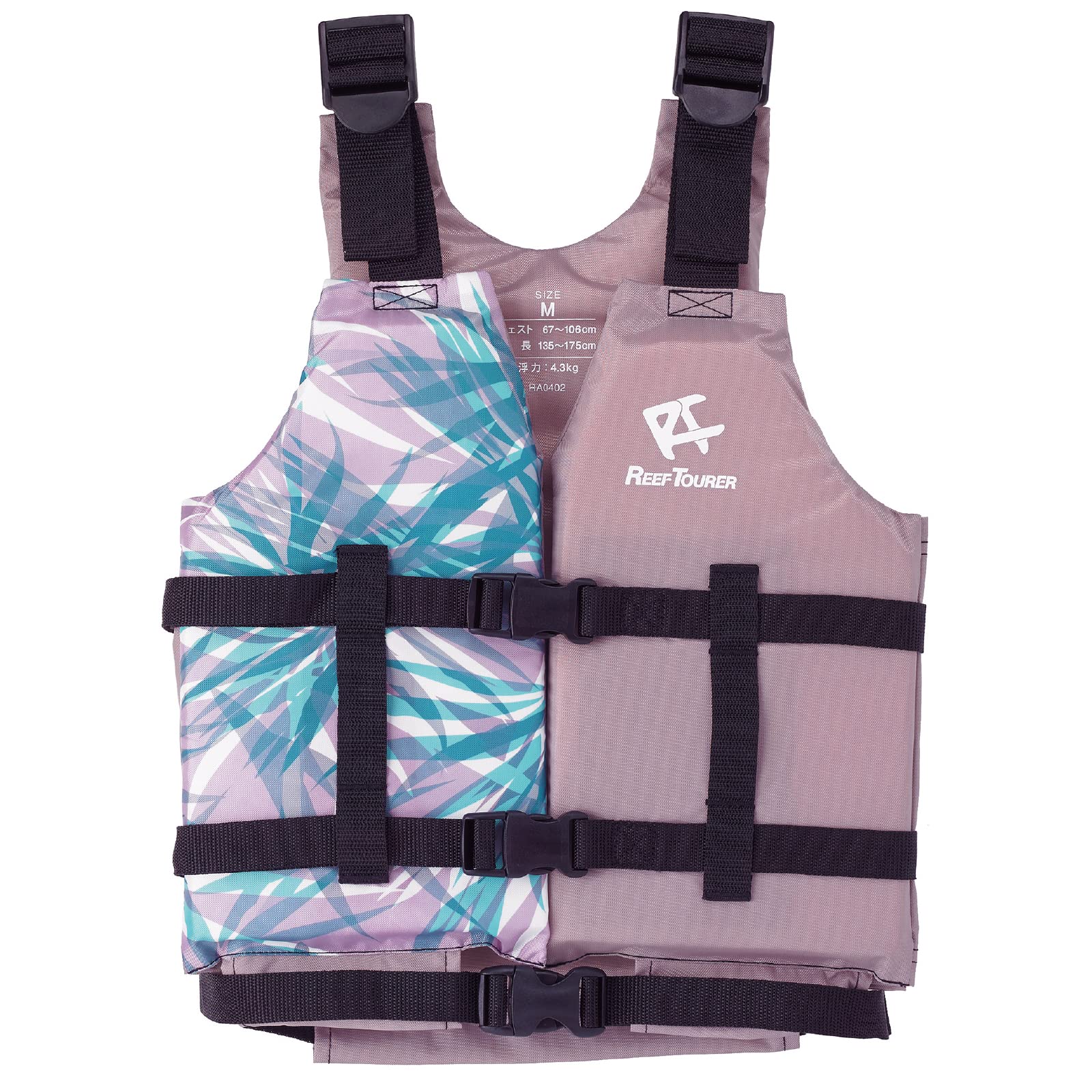 

REEF TOURER Snorkeling Snorkel Snorkeling Vest Slim Smoke Pink M Size RA0402