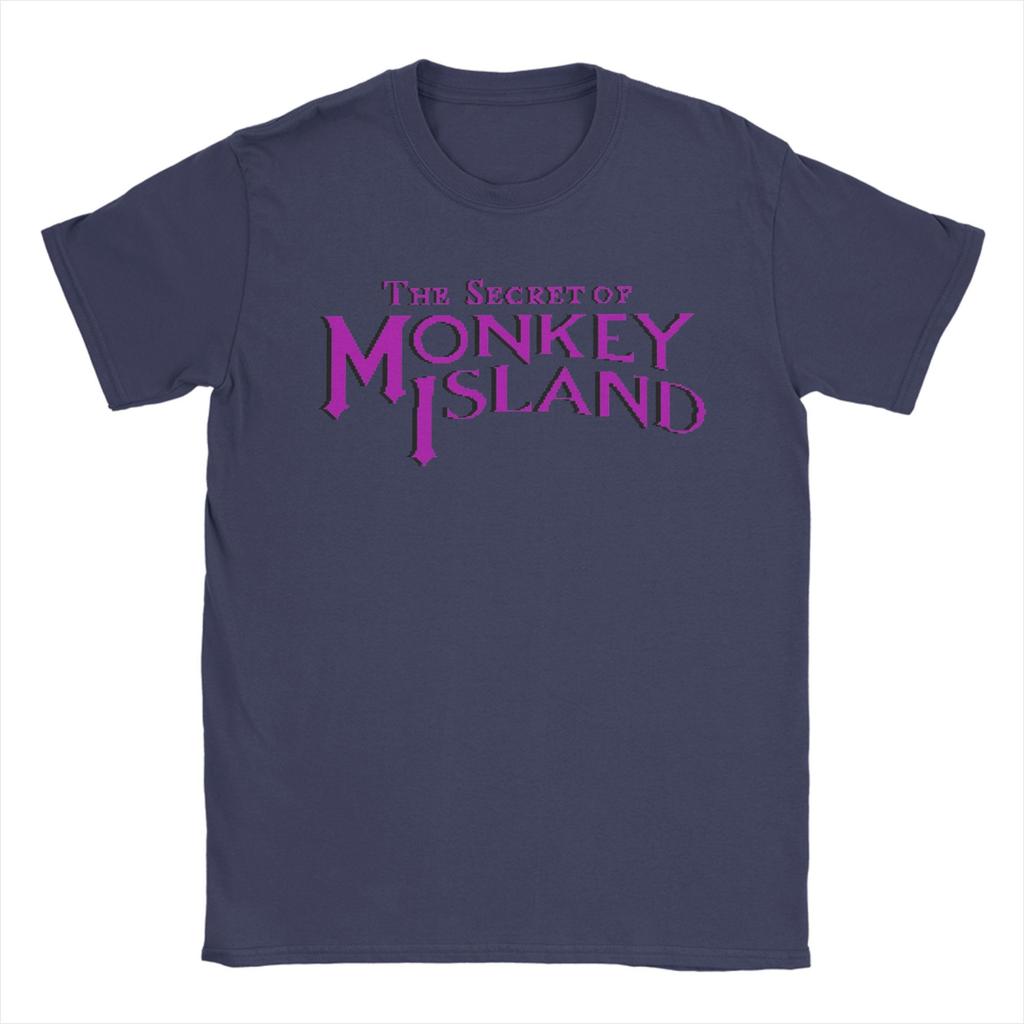 Monkey Island O Segredo de Monkey Island Camiseta com Estampa Gráfica do Logotipo Original para Homens Mulheres Algodão Camiseta Roupas