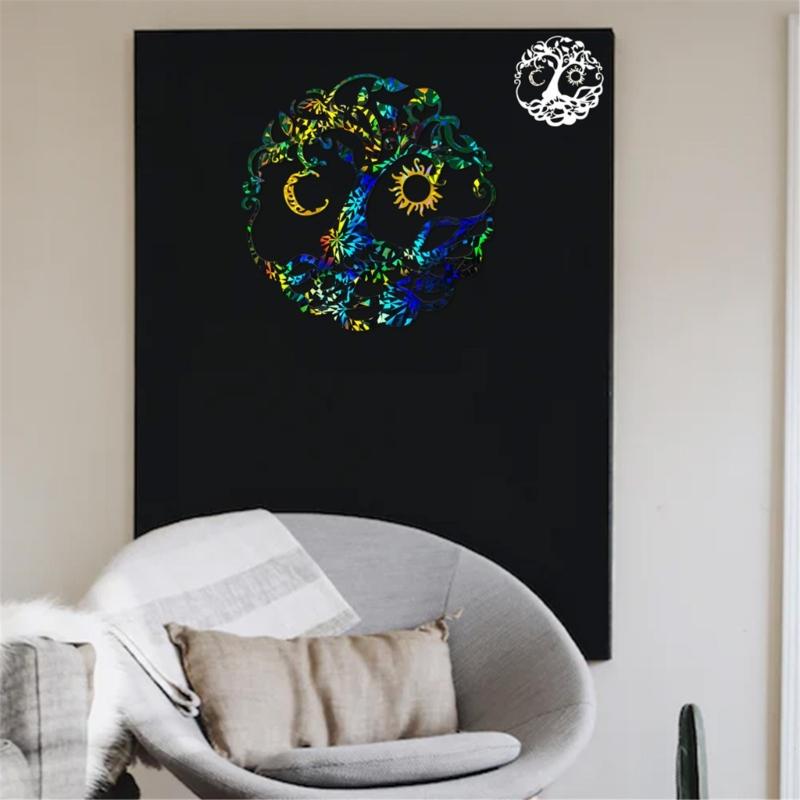 Mucegai versatilă de turnare din silicon Mucegai pentru figurine din arborele vieții Mucegai versatilă pentru turnare pentru ornamente, instrument de bijuterii holografice