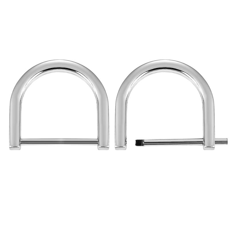 Metal D Ring D-Rings Buckle For Belt Handbag Strap Bag Hardware Sewing Accessories 10mm 15mm 20mm 25mm 32mm