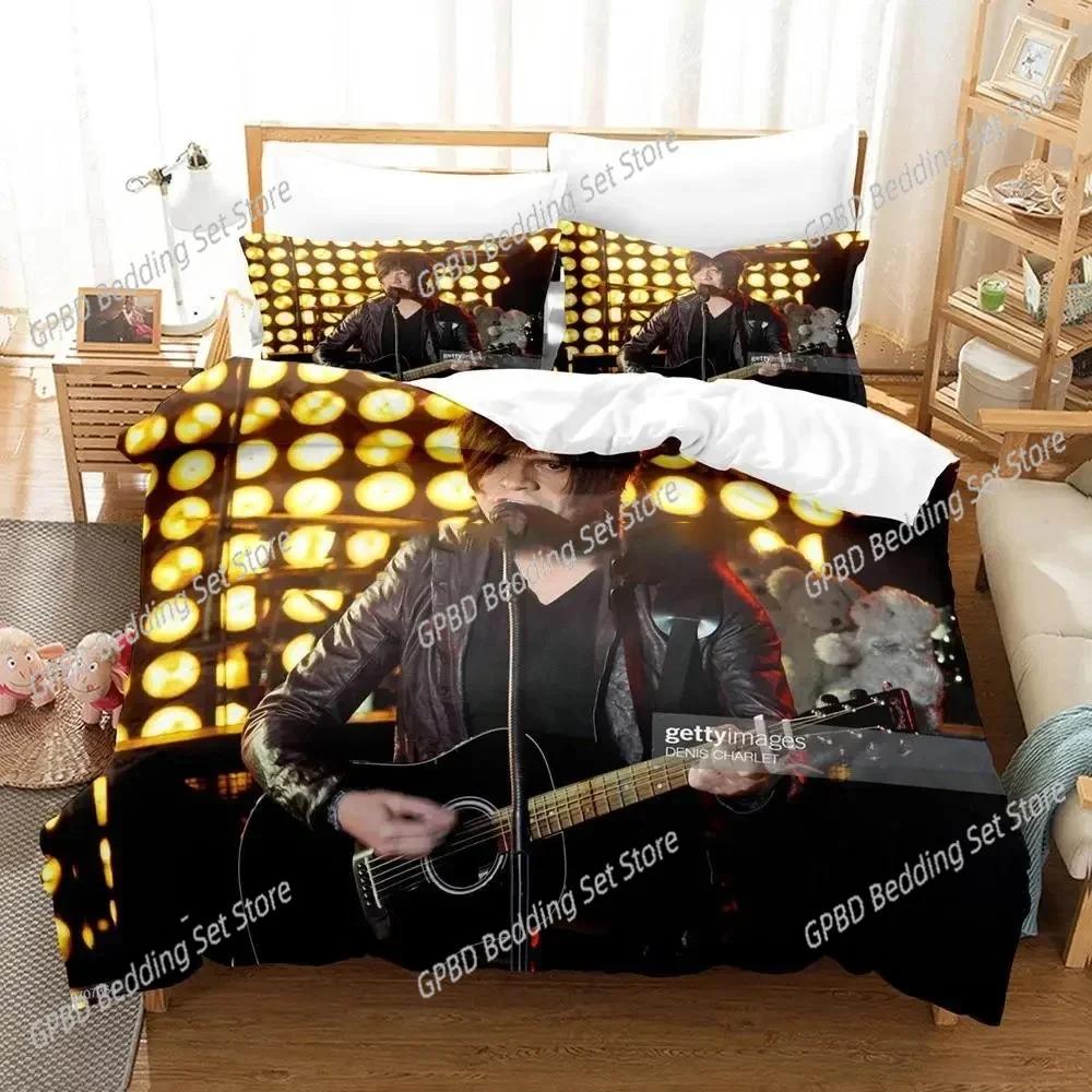 3D Print Indochine Rock Bedding Set For Bedroom Soft Modern Bedspreads Comefortable Kids Duvet Cover Quilt Cover And Pillowcase